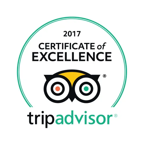 TripAdvisor Certificate of Excellence
